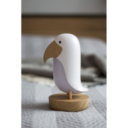 NATTLAMPE MED TRDLS HYTTALER, Lundefuglen rosa