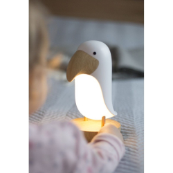 NATTLAMPE MED TRDLS HYTTALER, Lundefuglen rosa