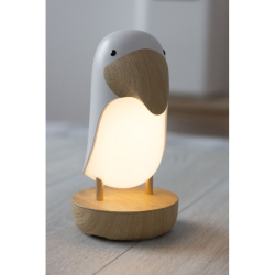 NATTLAMPE MED TRDLS HYTTALER, Lundefuglen rosa