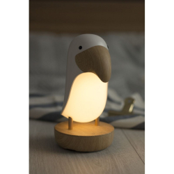 NATTLAMPE MED TRDLS HYTTALER, Lundefuglen rosa