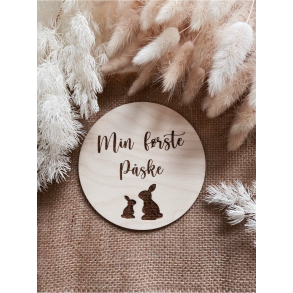 Min frste Pske treskilt 12cm