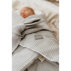 WAFFEL BABY SOVEPOSE (BABYWRAP) &amp; LEKETEPPE 2in1 - SAND
