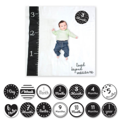 FOTOTEPPE + MILESTONE CARDS Loved Beyond Measure HELLO WORLD