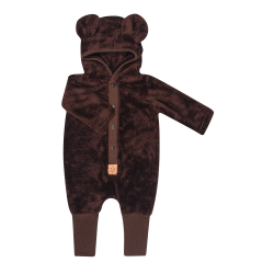 TEDDY HELDRESS - FUZZY BROWN JUMPSUIT 