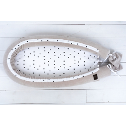 BABYNEST VELOUR DOBBELTSIDIG SAND