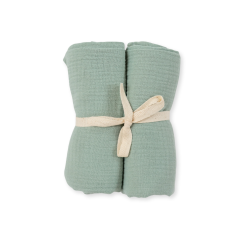 2-pack SWADDLE MUSSELIN / GULPEKLUT 70x70cm - MINT