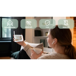 Luumii Babymonitor med Nattlys