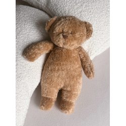 MOONIE FRIEND 2.0 ORGANIC CAPPUCINO NATUR Sovebamse med lyd og nattlampe