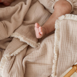 BABYTEPPE PREMIUM Musselin SAND