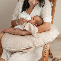 3-pack MUSSELIN GULPEKLUT - Mantulien Beige 35x35cm