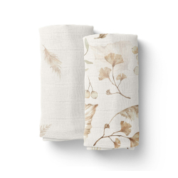 2-pack SWADDLE MUSSELIN / GULPEKLUT - BOHO