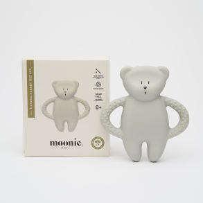 BITELEKE Moonie  / Natural Rubber Teether - GRAY