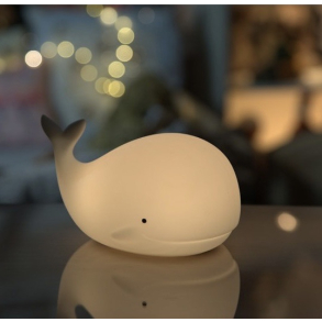 MYK NATTLAMPE MED FJERNKONTROLL - HVAL - RABBIT & FRIENDS