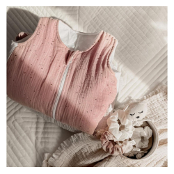 SOVEPOSE/NATTPOSE MED BEN 36+mnd MUSSELIN Pink 1.0TOG