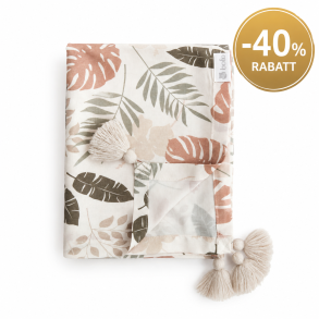 BABYTEPPE MED DEKORATIVE DUSKER JUNGLE BOOGIE / SWADDLE
