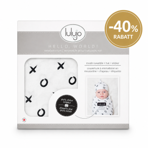 SWADDLE GAVESETT LULUJO HUGS & KISSES 
