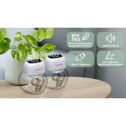 Elektrisk Tr�dl�s Brystpumpe - Enkel - Luumii 