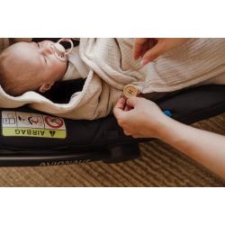 MUSSELIN BILSTOLPOSE / BABYWRAP DENIM 1.5TOG