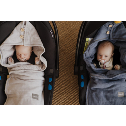 MUSSELIN BILSTOLPOSE / BABYWRAP DENIM 1.5TOG