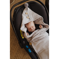 MUSSELIN BILSTOLPOSE / BABYWRAP DENIM 1.5TOG