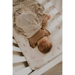 Laken til sprinkelseng 60x120cm Mantulien BEIGE