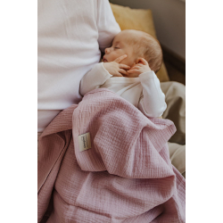 2-pack SWADDLE MUSSELIN / GULPEKLUT 70x70cm - SAND/GRAY