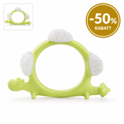 BITELEKE DINO GR�NN - Smily Mia The Dinosaur , Soft &amp; Durable Silicone Teether