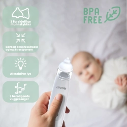  Elektrisk Nesesuger for baby - Luumii BabyGo NESEASPIRATOR
