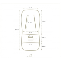 SITTEPUTE TIL BARNEVOGN NATURE&PEONY DREAMLAND 
