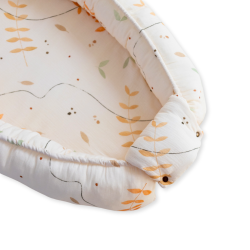 BABYNEST og sengekant 2in1 BOHO LEAVES