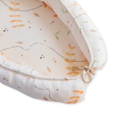 BABYNEST og sengekant 2in1 BOHO LEAVES