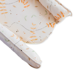 BABYNEST og sengekant 2in1 BOHO LEAVES