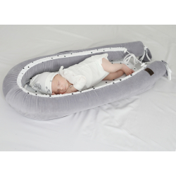 BABYNEST VELOUR DOBBELTSIDIG SAND