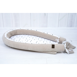 BABYNEST VELOUR DOBBELTSIDIG SAND