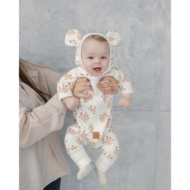HELDRESS - POLLENS ON ECRU EARED JUMPSUIT
