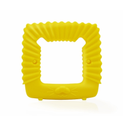 Mombella Geometric BITELEKE Geometry Sensory Lion Teether - Yellow