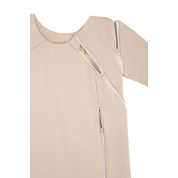 Sovepose med avtakbare armer 6-24mnd PINK 2.5TOG