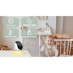 Luumii Babymonitor med Nattlys