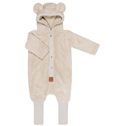TEDDY HELDRESS - BEIGE EARED JUMPSUIT 