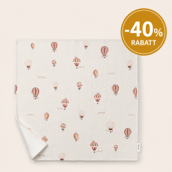 2-pack SWADDLE MUSSELIN / GULPEKLUT - BALLOONS
