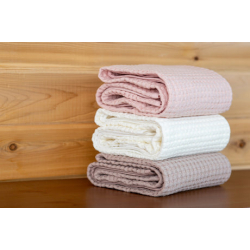 Waffel babyteppe SAND 100x80cm