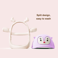 BITELEKE Reindeer PINK, Smily Mia Buddy Never Drop Silicone Baby Teething Toy 