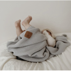 BAMBUS BABYTEPPE - GREY - 80X100cm - BOLO