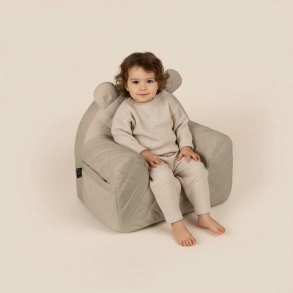 Velvet lenestol barn SAND Babyens frste lenestol