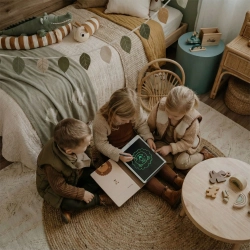 KidBook SAFARI - Grafisk tegnebrett med oppgavekort for tegning 