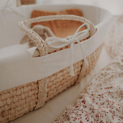 Trekk til Moseskurv - hvit