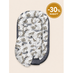  BABYNEST Wolf Moonlight - nightshadow blue