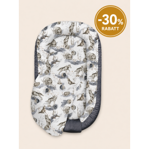  BABYNEST Wolf Moonlight - nightshadow blue