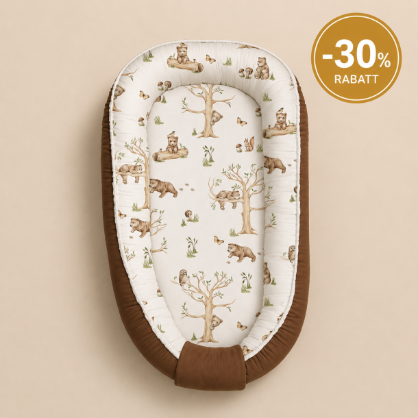 BABYNEST HAPPY BEAR CAPPUCCIONO