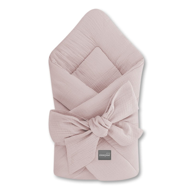 Musselin Sovepose (Babywrap) &amp; Babydyne 2i1 - PINK